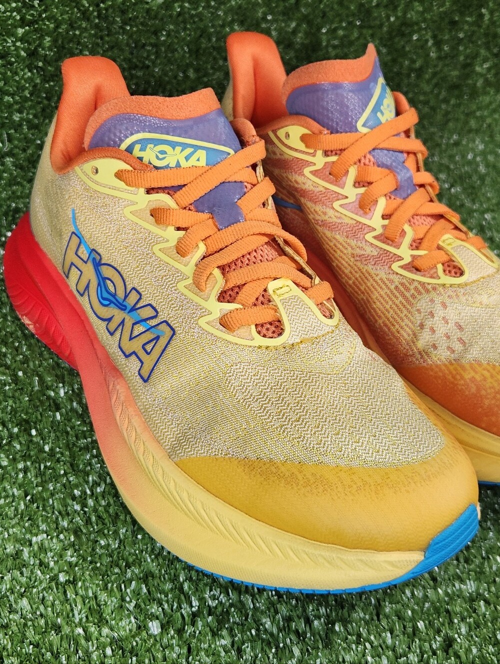 Hoka March 6 Big Boys Size 4.5 Youth Athletic Running Cushioned Shoes Sneakers - Picture 13 of 15